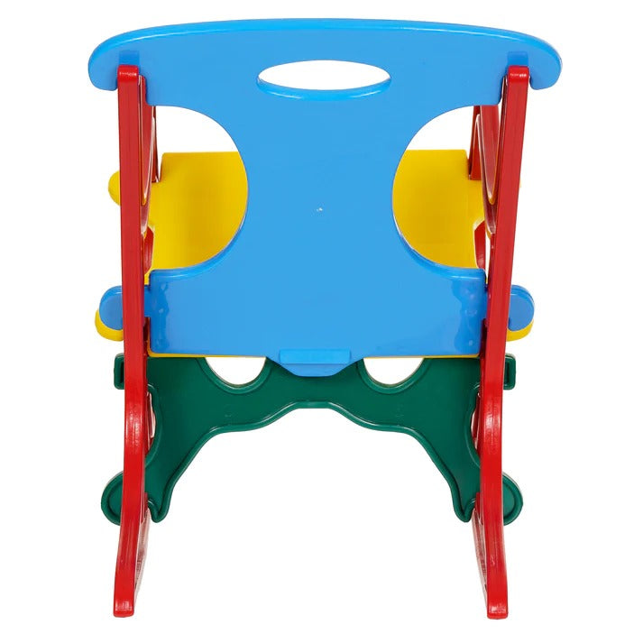 Stolica za ljuljanje Toni - pogodna za kuću i na otvorenom, 3 u 1 - stolica, ljuljaška i slagalica