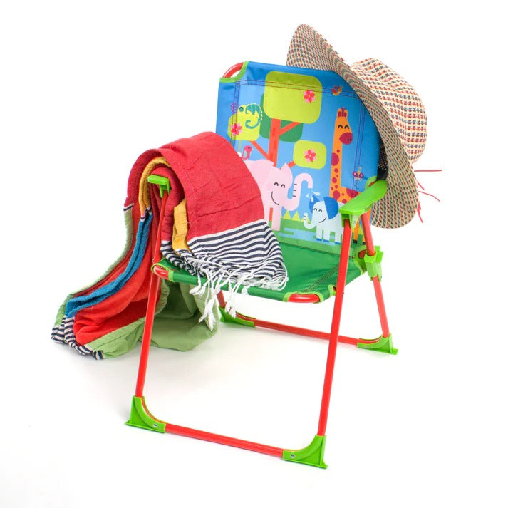 Dečija sklopiva stolica TOFFI sa naslonima za ruke, za dom, baštu, plažu