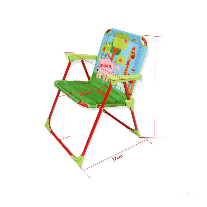 Dečija sklopiva stolica TOFFI sa naslonima za ruke, za dom, baštu, plažu