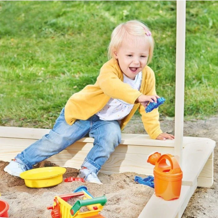 Dečiji pesčanik KINDER HOME sa podesivim krovom sa UV zaštitom