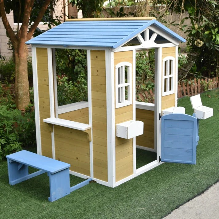 KINDER HOME Dečija kućica, drvena, igra na otvorenom u dvorištu i bašti