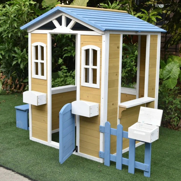 KINDER HOME Dečija kućica, drvena, igra na otvorenom u dvorištu i bašti