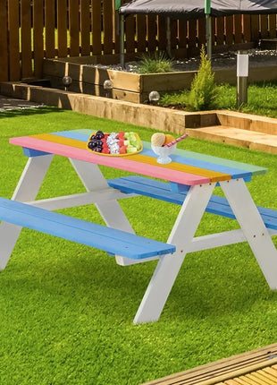 Baštenska garnitura KINDER HOME, Dečiji piknik sto sa klupama