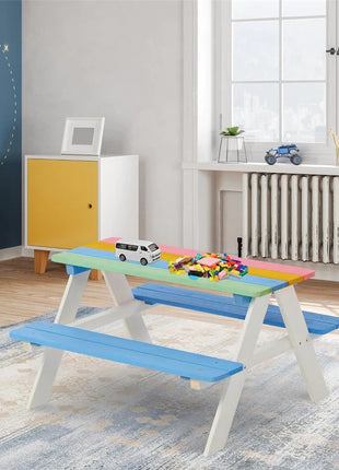 Baštenska garnitura KINDER HOME, Dečiji piknik sto sa klupama