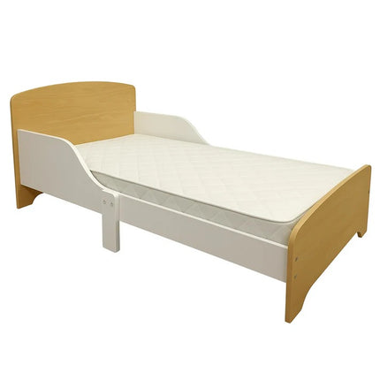 Dječji drveni krevet sa zaštitom i ramom za dušek 140x70 cm – KINDER HOME