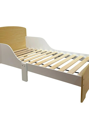 Dečiji drveni krevet sa zaštitom i ramom za dušek 140/70 cm – KINDER HOME