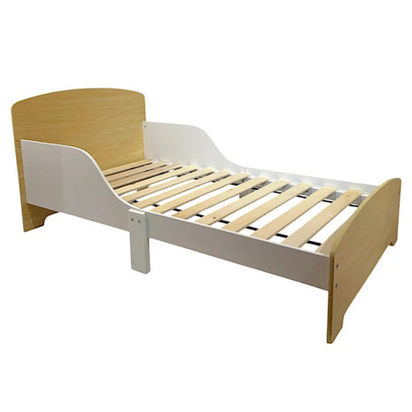 Dečiji drveni krevet sa zaštitom i ramom za dušek 140/70 cm – KINDER HOME