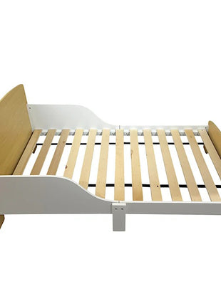 Dečiji drveni krevet sa zaštitom i ramom za dušek 140/70 cm – KINDER HOME