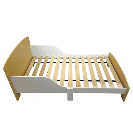 Dječji drveni krevet sa zaštitom i ramom za dušek 140x70 cm – KINDER HOME