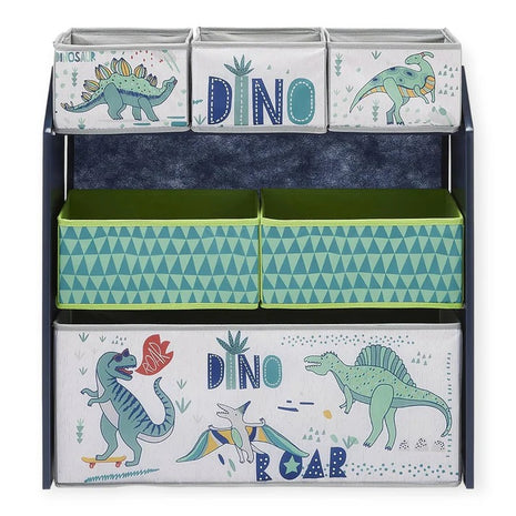 Dečija polica KINDER HOME, Organizator za igračke sa kutijama za odlaganje DINOSAURS
